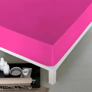 Sábana Bajera Ajustable Fucsia Naturals