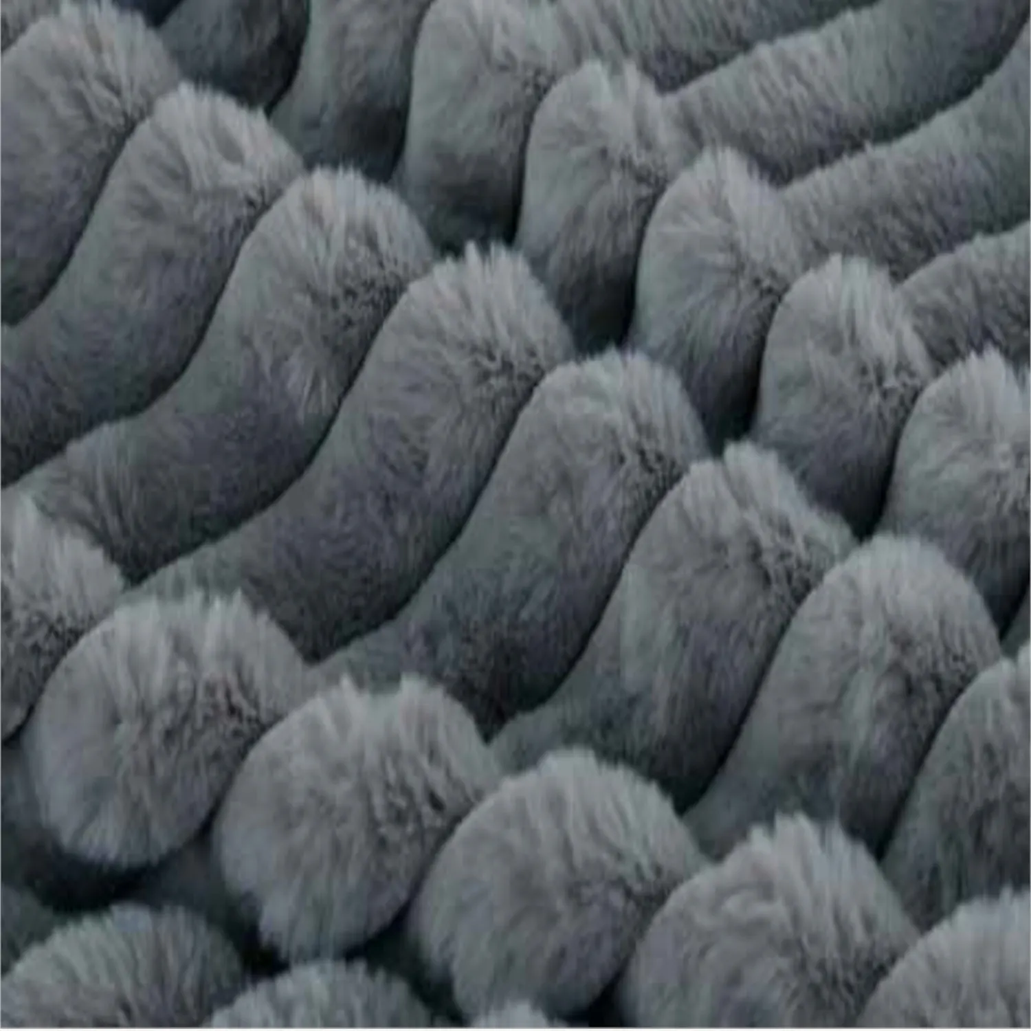 Edredón Super Soft Borreguillo Lesseo Gris Stilia - Imagen 7