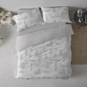Funda Nórdica 142 Gris Burrito Blanco