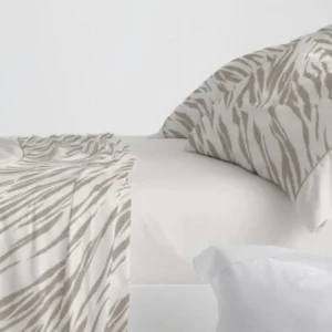 Juego de Sábanas 050 Moka Burrito Blanco