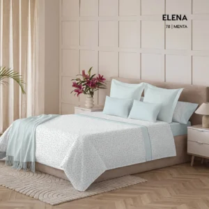 Juego de Sábanas Elena Menta Catotex