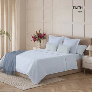 Juego de Sábanas Enith Azul Catotex