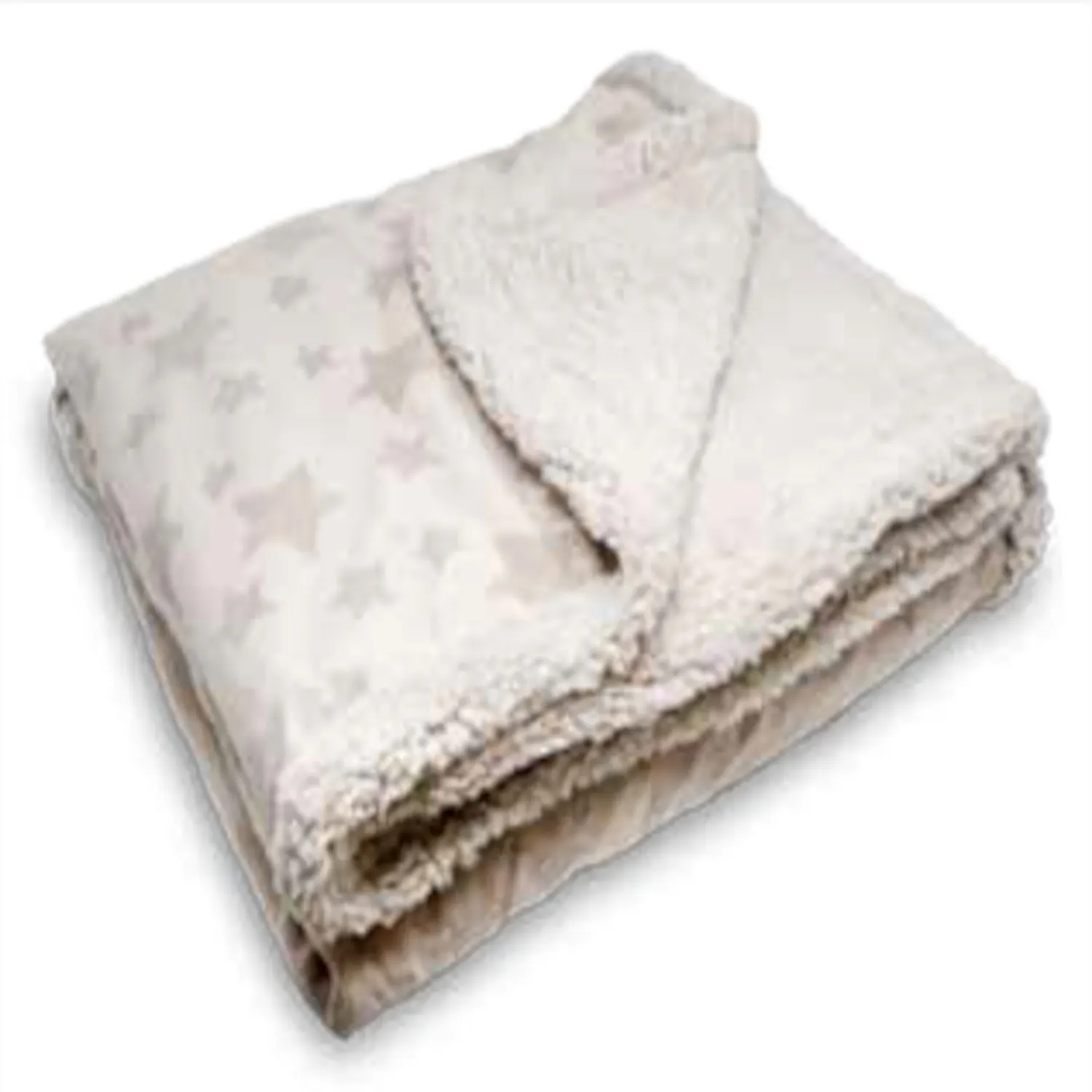 Manta Plaid Borreguillo Starnit Taupe Stilia