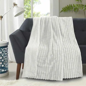 Manta Plaid Microlina Lesseo Tiza Stilia