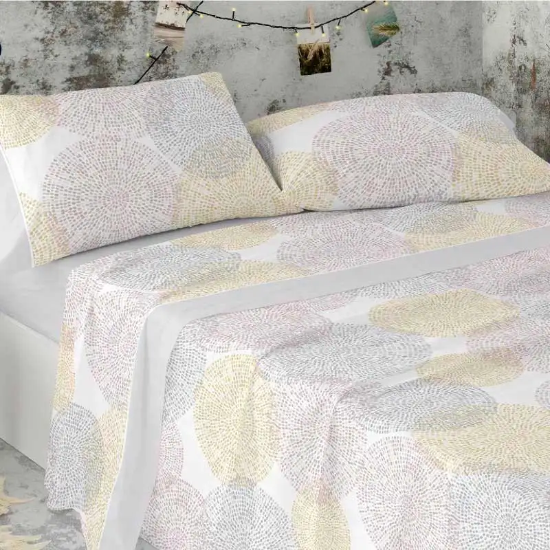 Joc de Llençol 128 Gris Burrito Blanco