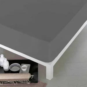 Llençol Bajera Gris Fosc Naturals