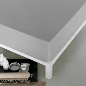 Llençol Bajera Gris Pàlid Naturals
