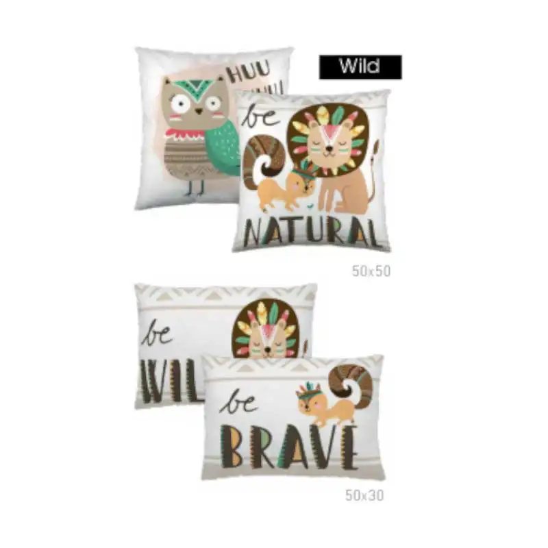 Funda Cojín Reversible Wild Naturals