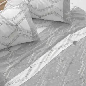 Joc de Llençol 35 Gris Burrito Blanco