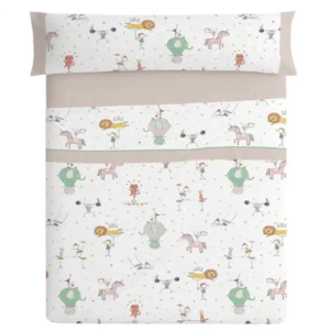 Juego de Sábanas Infantil 176 Burrito Blanco