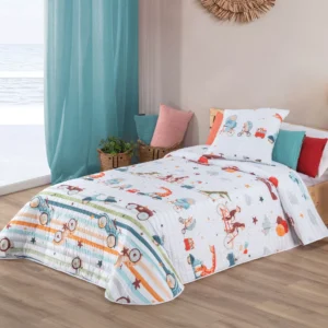Colcha Bouti Infantil Animales Manterol