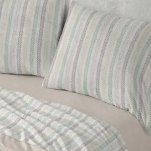 Joc Llençol Coralina 981 Beige Burrito Blanco