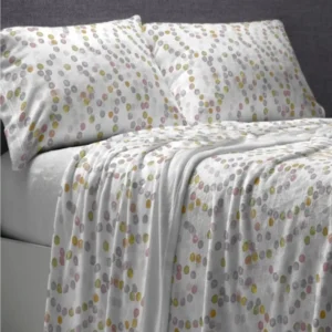Joc de Llençol Coralina 983 Gris Burrito Blanco