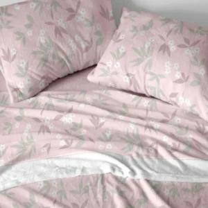 Joc de Llençol Coralina 985 Rosa Burrito Blanco