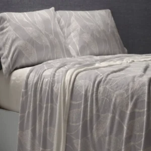 Joc de Llençol Nacarina 027 Gris Burrito Blanco