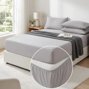 Sábana Bajera Gris Blanfil