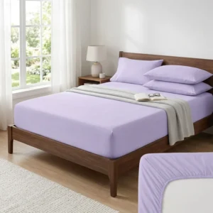 Sábana Bajera Lila Blanfil