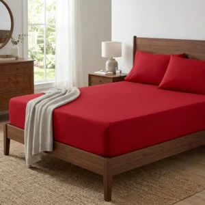 Sábana Bajera Rojo Blanfil