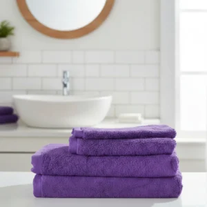 Toalla Baño Alfa Berenjena Tesadisa
